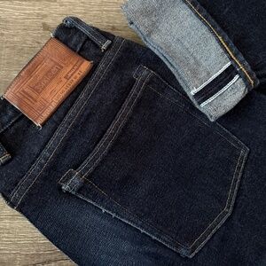 3SIXTEEN+ 40BSP 16.5OZ CAUSTIC WAVE DENIM - STRAIGHT TAPERED